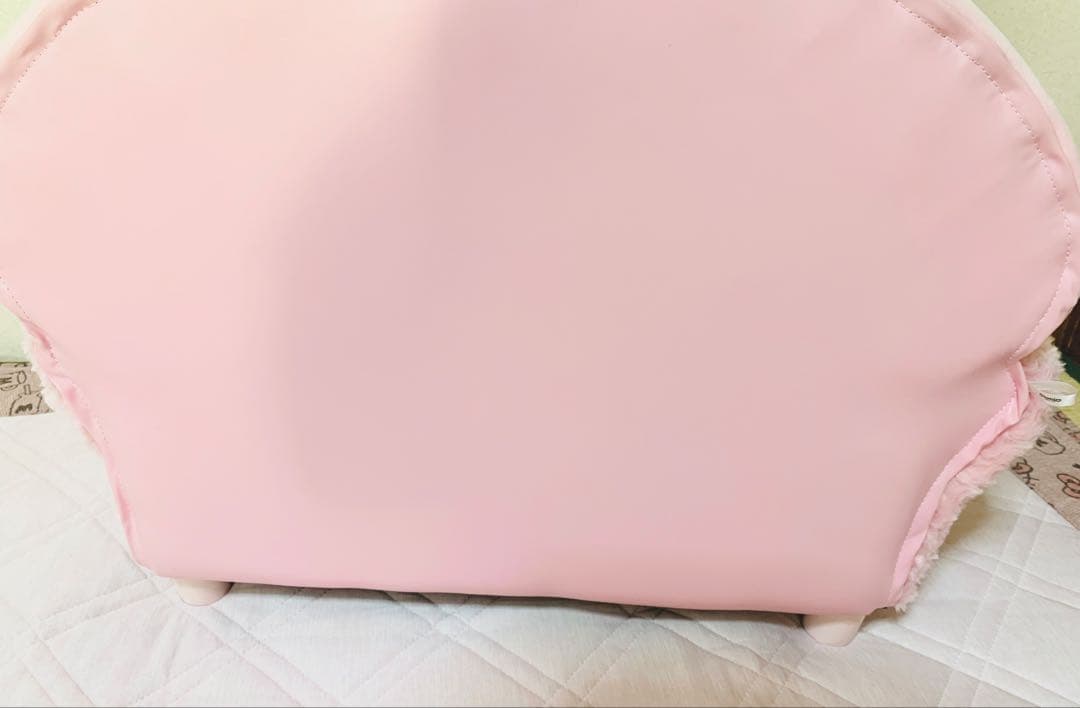 み*ゅ様 マイメロディ フワフワボアソファ 一人用 中古