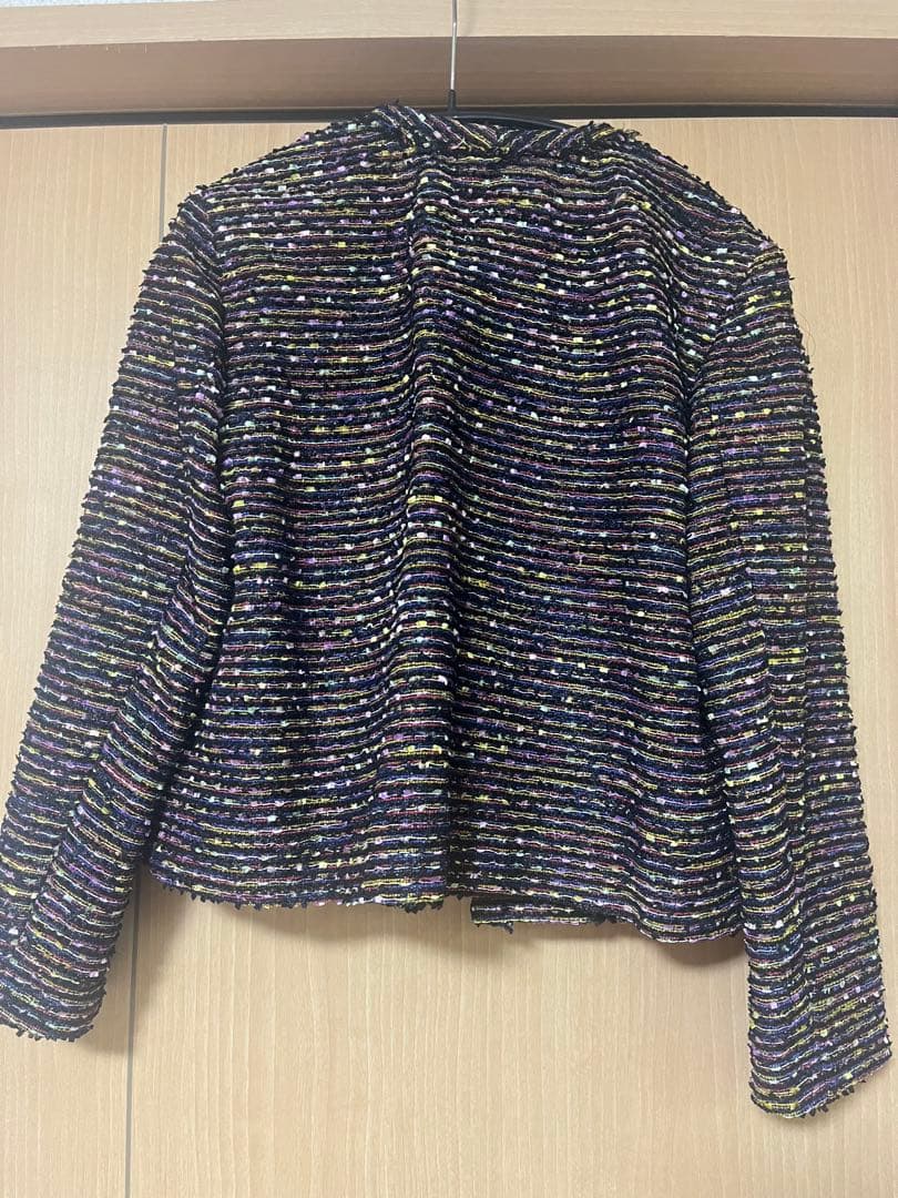 新品♡多色ツイードノーカラージャケッTomorrow Land