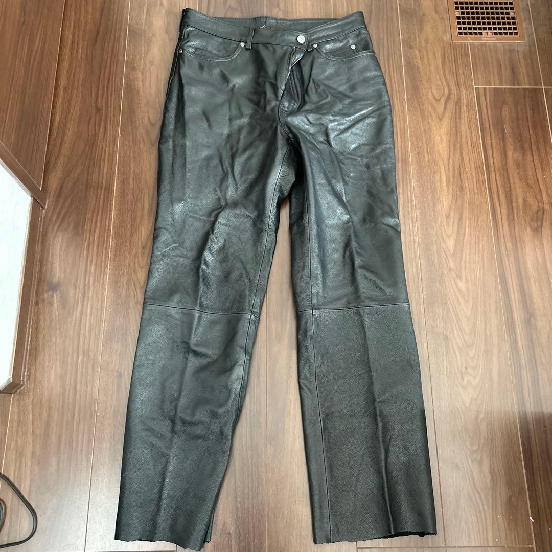 HARLEY-DAVIDSON レザーパンツ ブラック