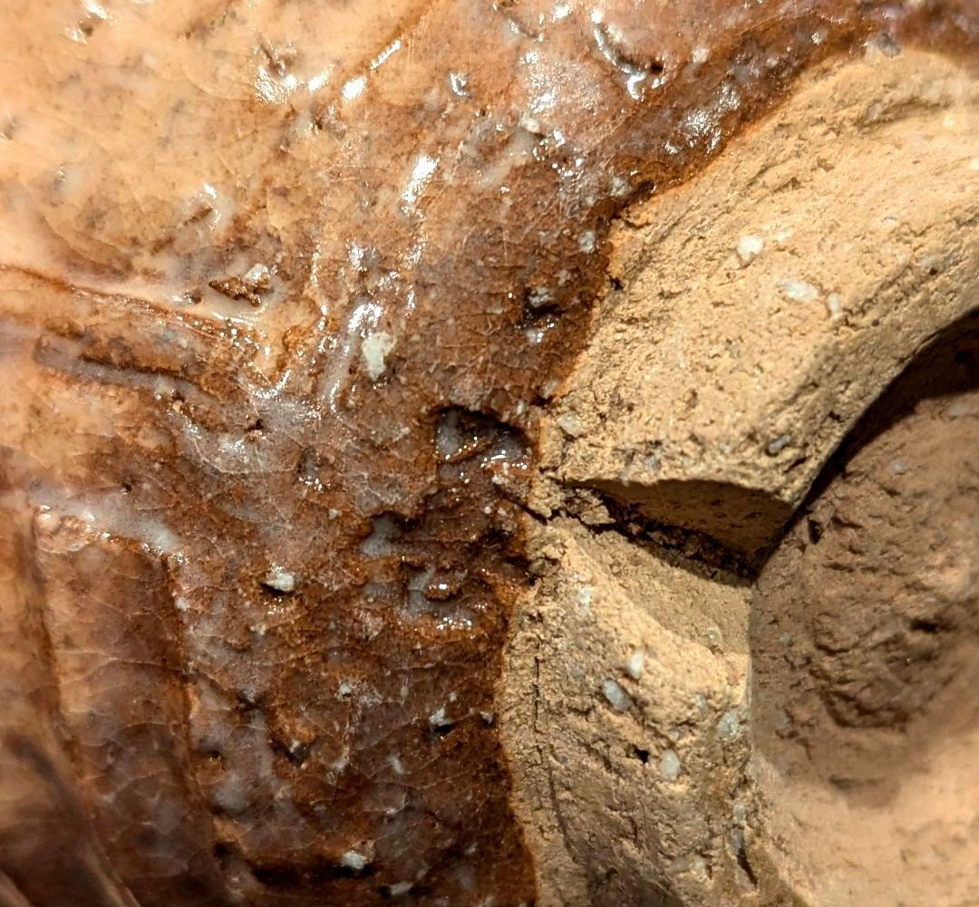 陶芸　茶道具　萩焼　名工　波多野善蔵　割高台汲出碗揃（湯呑み）五客【共箱栞付】