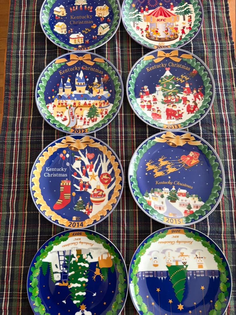ケンタッキー KFC クリスマスオリジナルプレート　22枚