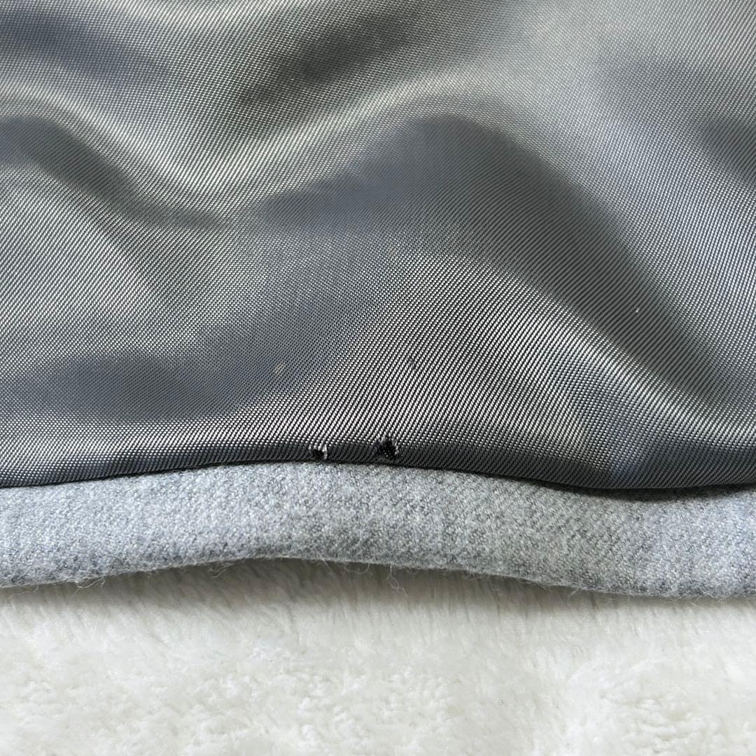 美品 20万 アクアスキュータム 日本製 フランネルウール シングルスーツA5