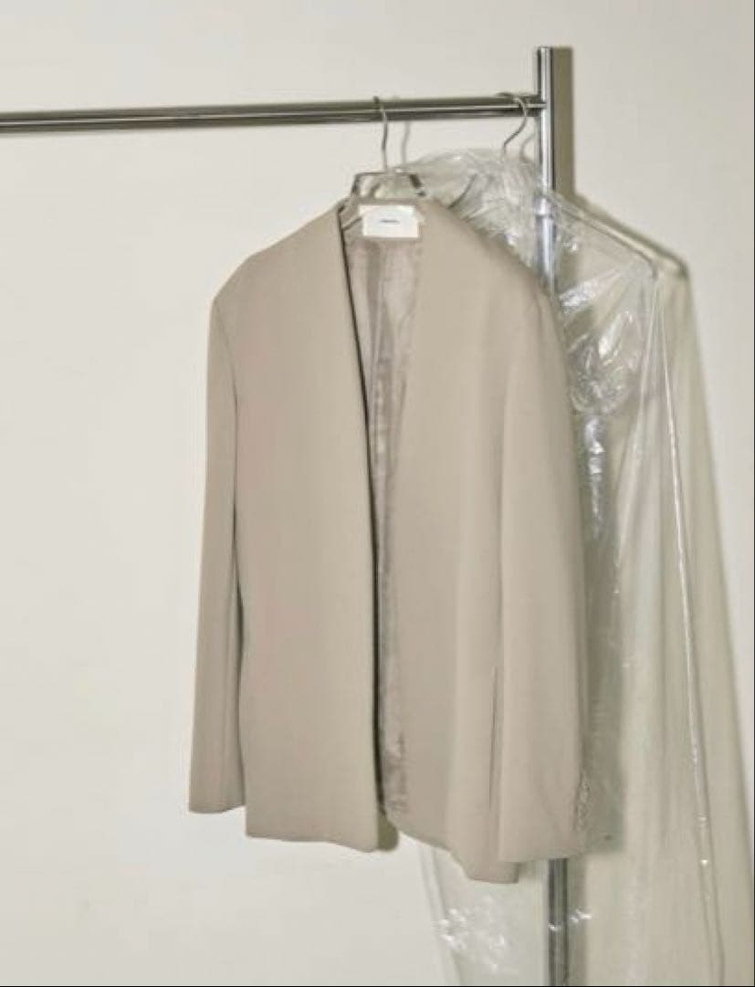 【todayful カラーレスツイルジャケット】　ノーカラー　サイズ36 入園式