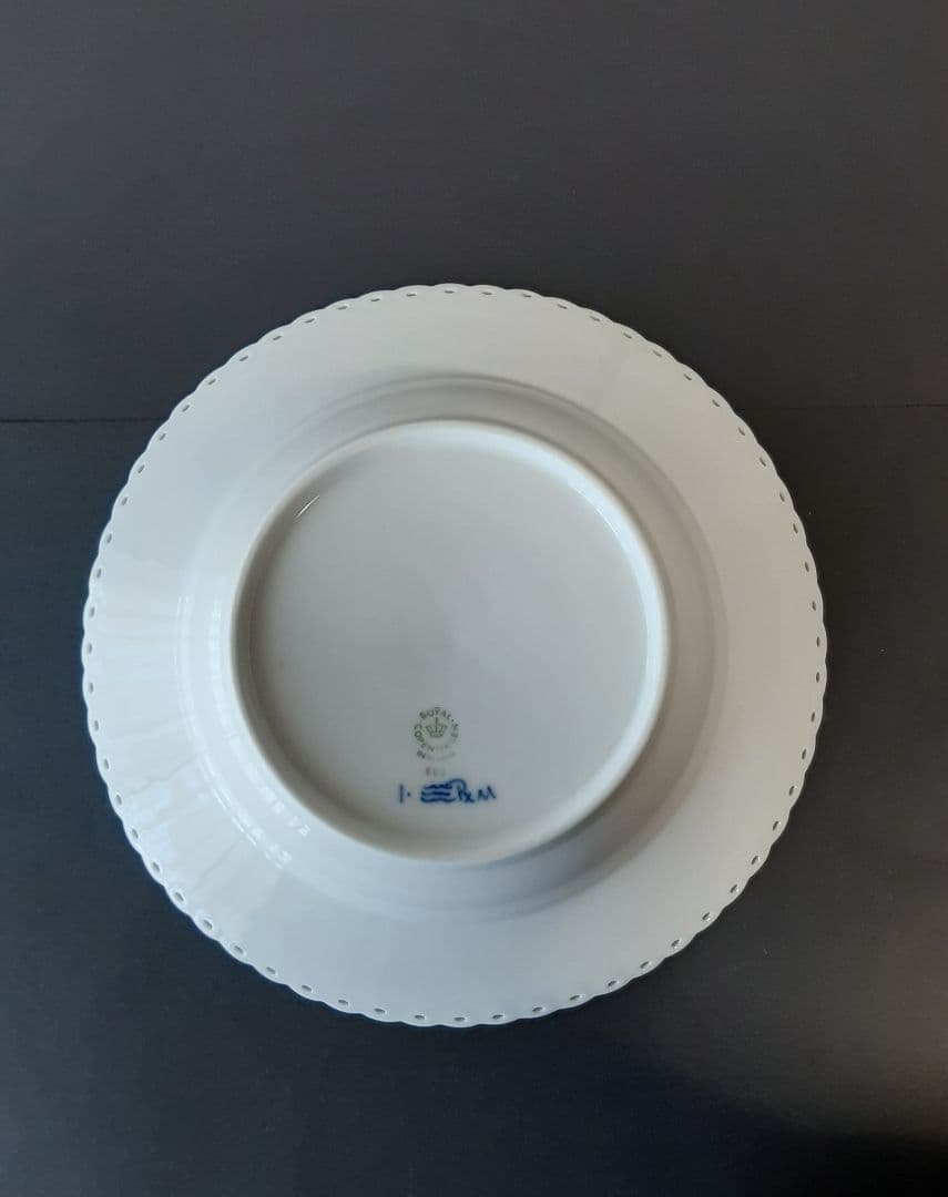 ⑤ロイヤルコペンハーゲン ブルーフルーテッド フルレース 23cm 2枚セット