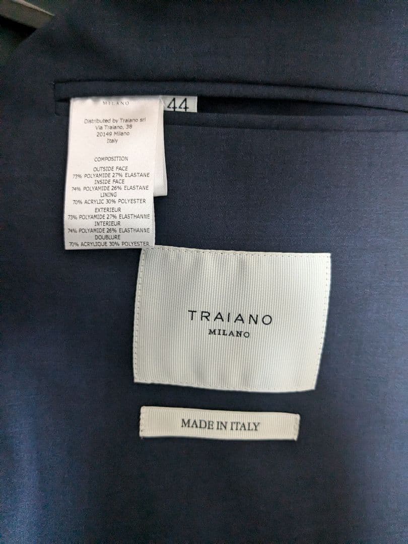 TRAIANO スーツ(ジャケットパンツ)44
