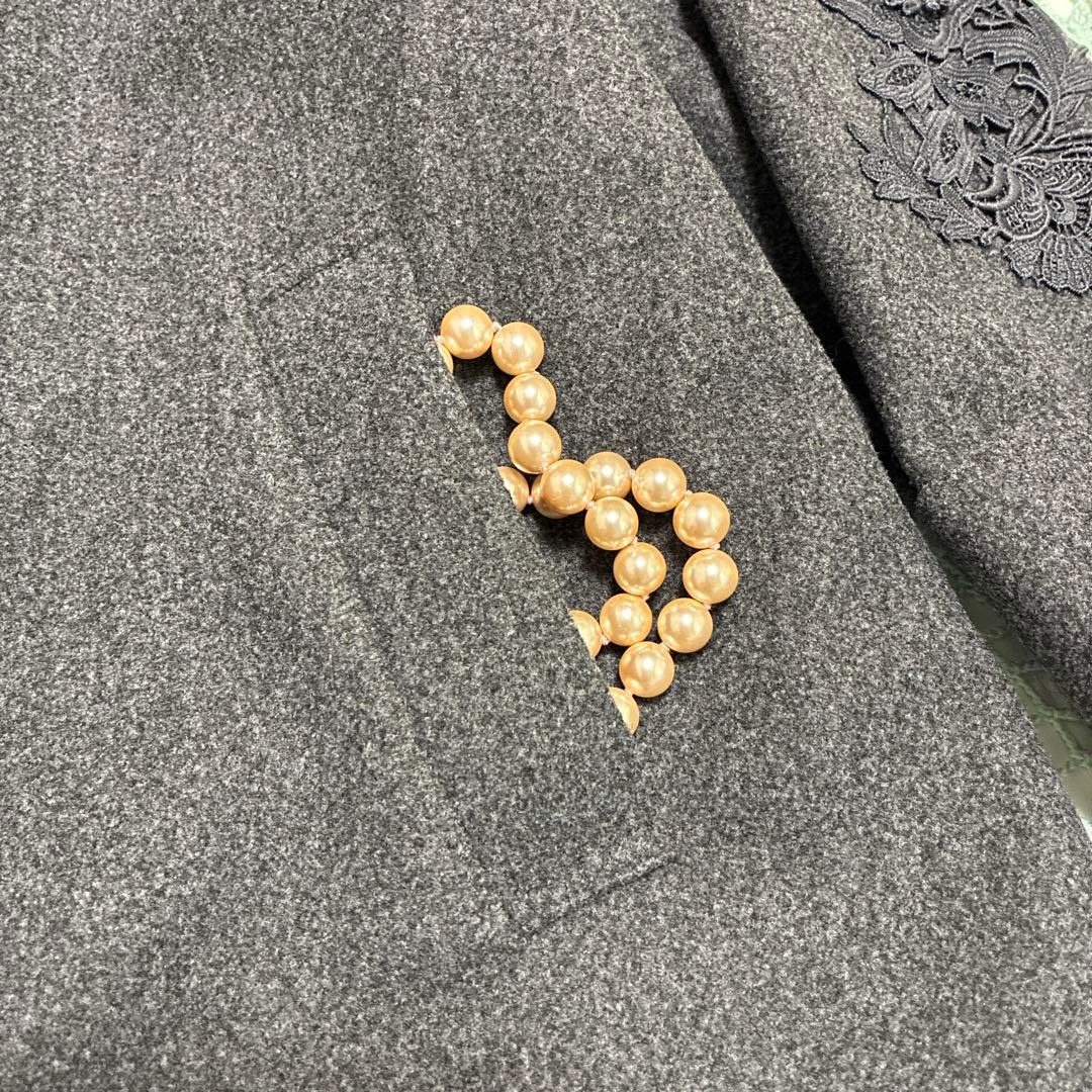 スーパービューティー☆44☆2025秋冬カタログ掲載品　レース使いのジャケット