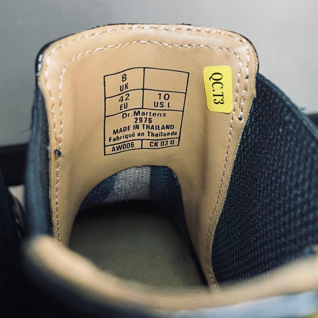 Dr.Martin UK8 チェルシーブーツ 光沢 黒 厚底