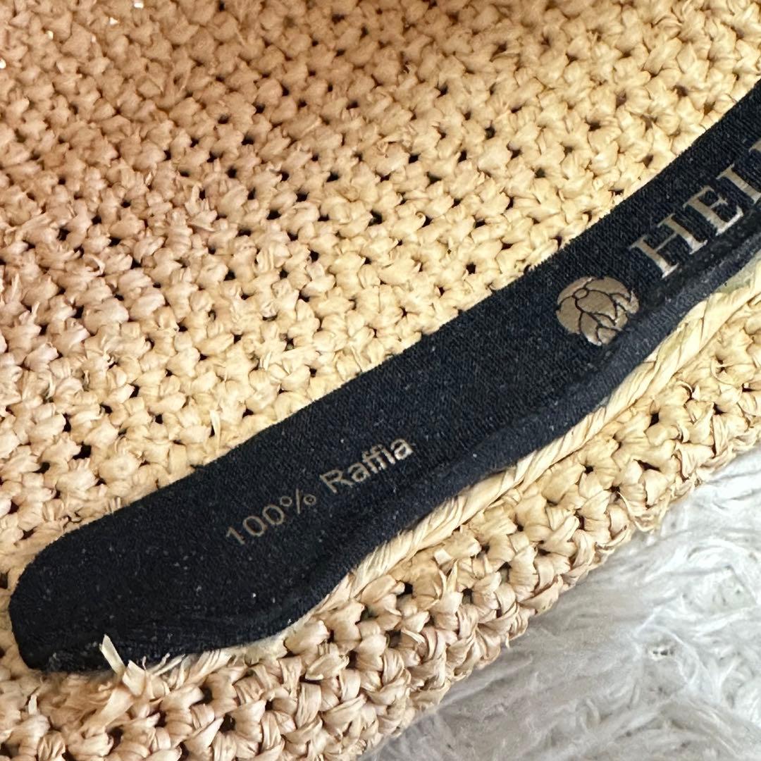 【未使用】ヘレンカミンスキー ハット 麦わら帽子 ラフィア100%