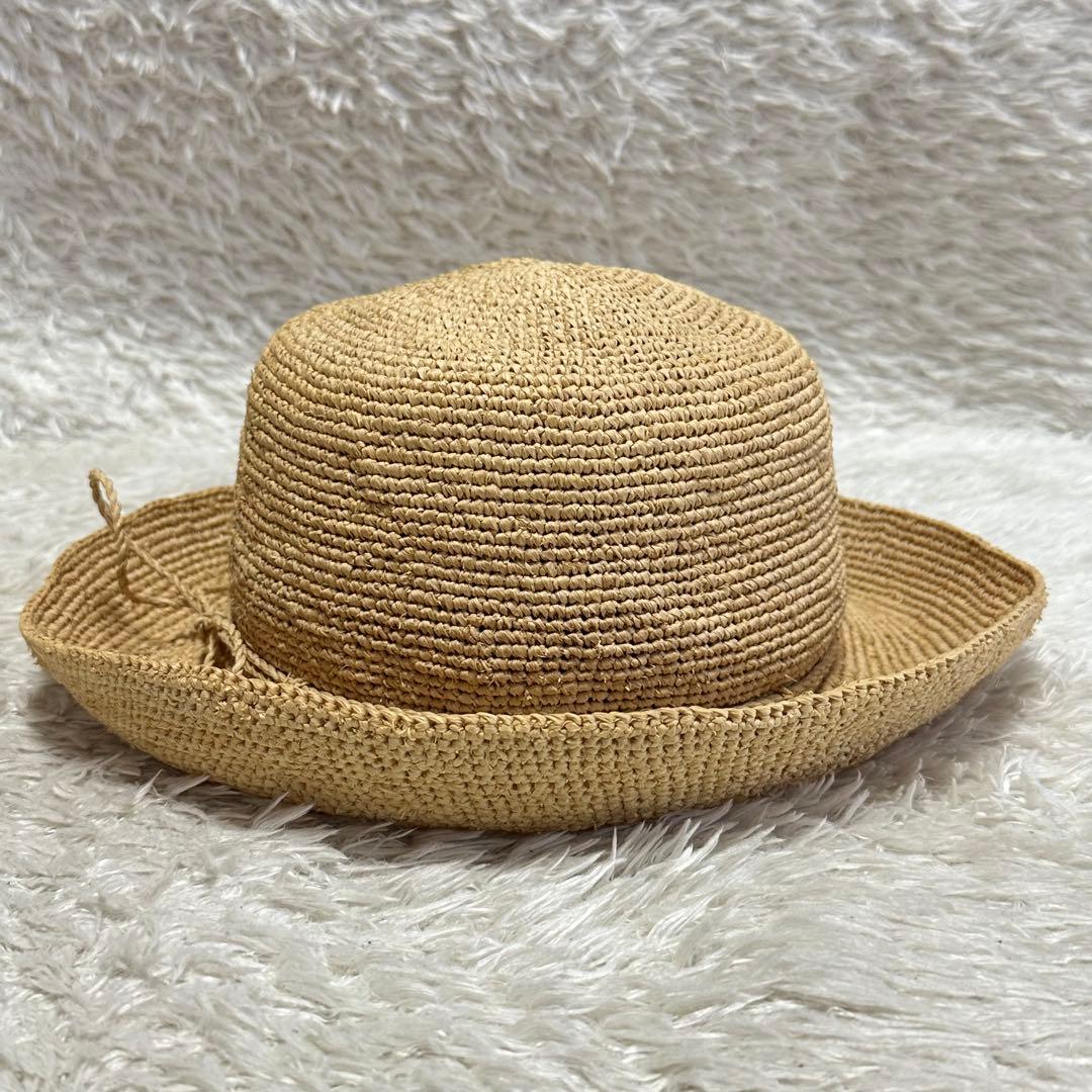 【未使用】ヘレンカミンスキー ハット 麦わら帽子 ラフィア100%