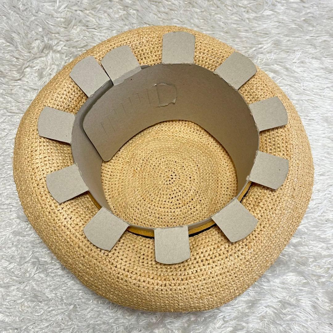 【未使用】ヘレンカミンスキー ハット 麦わら帽子 ラフィア100%