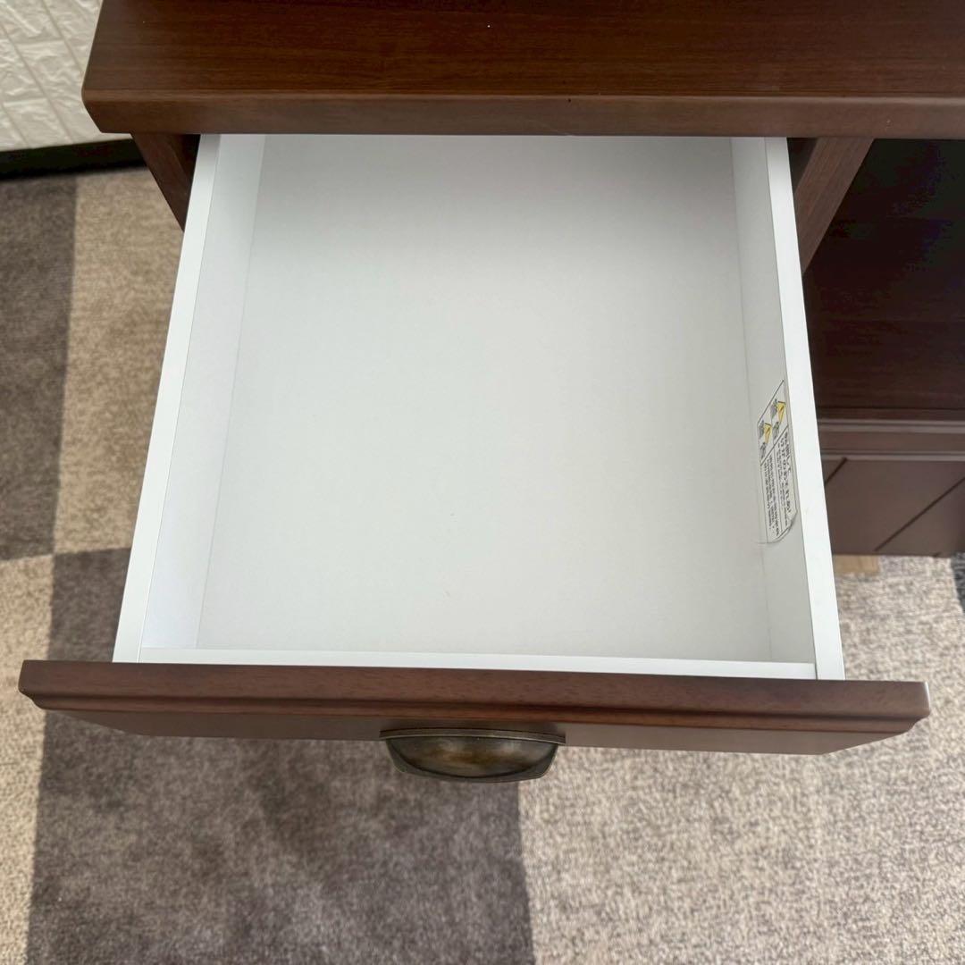 しゅう◎即購入歓迎✨ニトリ　キッチンボード　食器棚　ブラウン系　美品