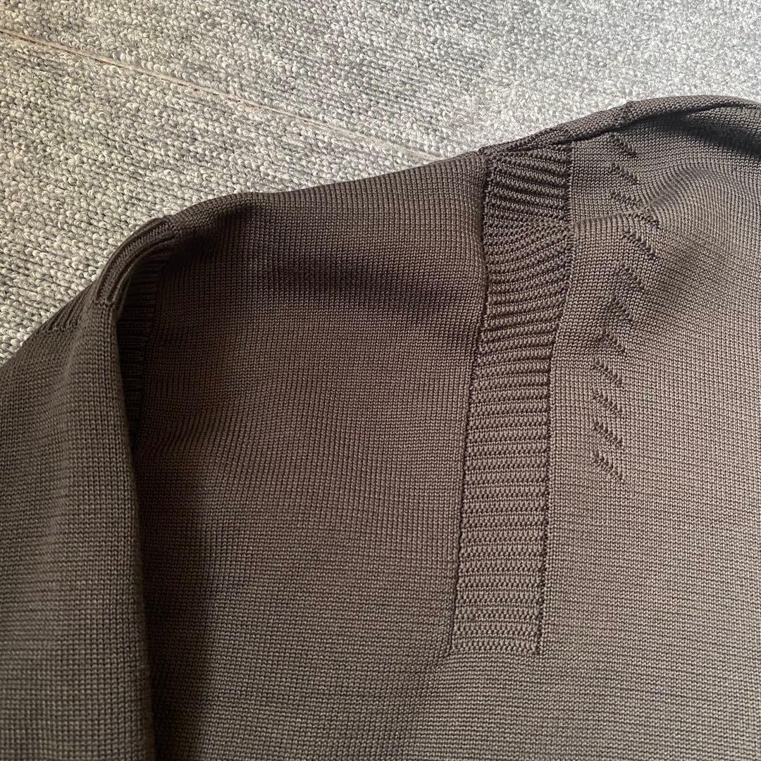 ぐ*ー様 YASHIKI Yonaga Knit Polo ポロシャツ ブラック