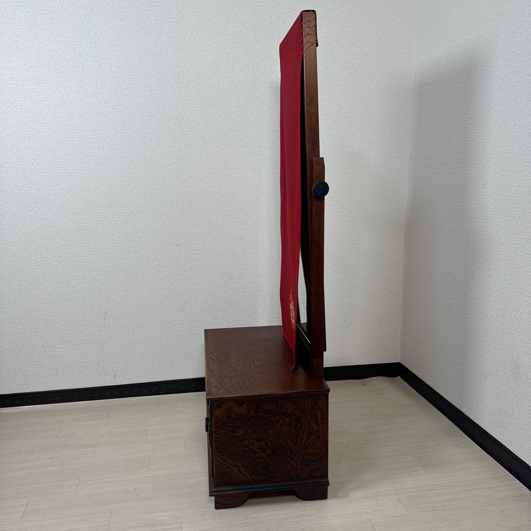 岩谷堂箪笥 鏡台 姿見鏡台 化粧台 一面鏡 全身鏡 伝統民芸 ドレッサー※i4※