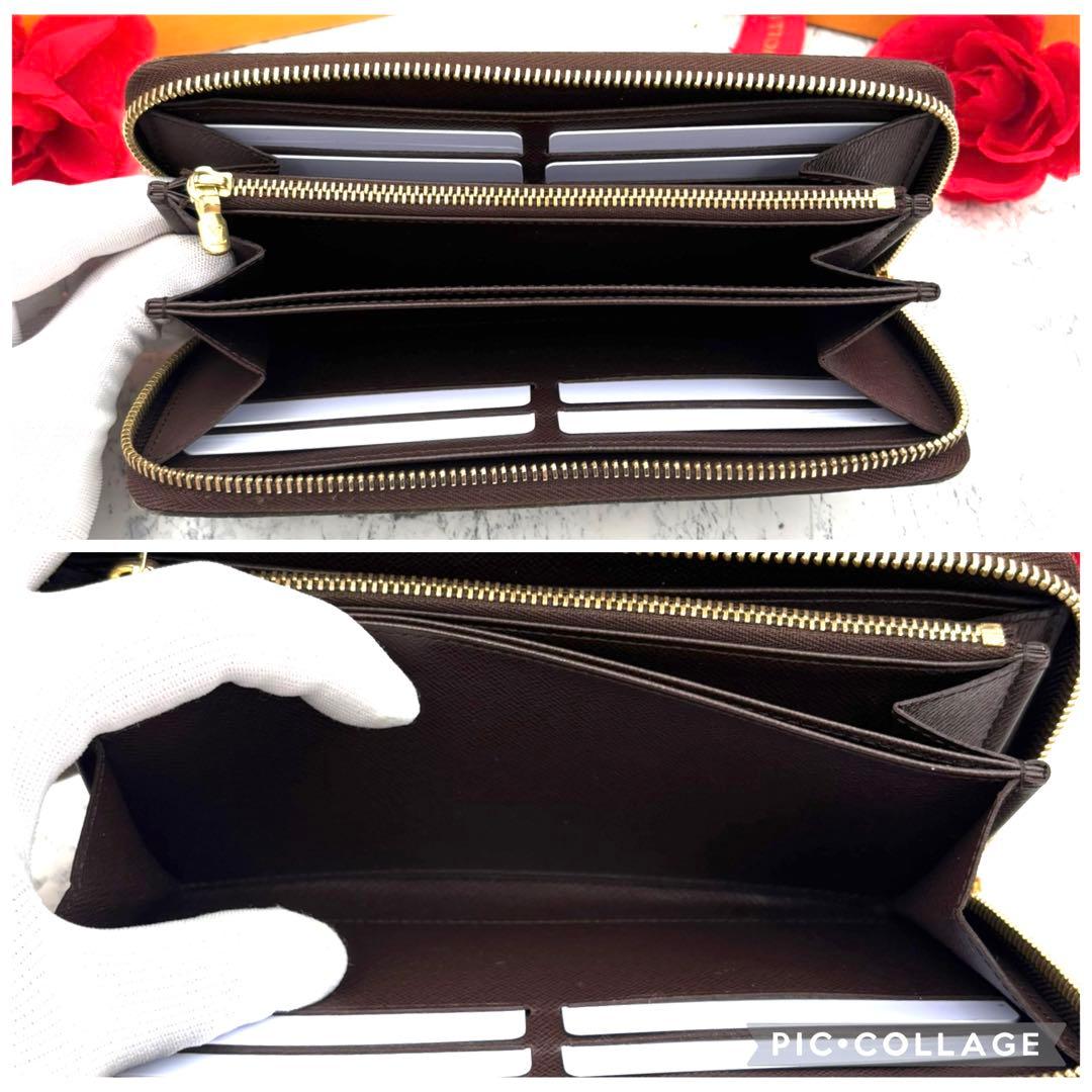 【新品同様】 ルイヴィトン ダミエ ジッピーウォレット 長財布