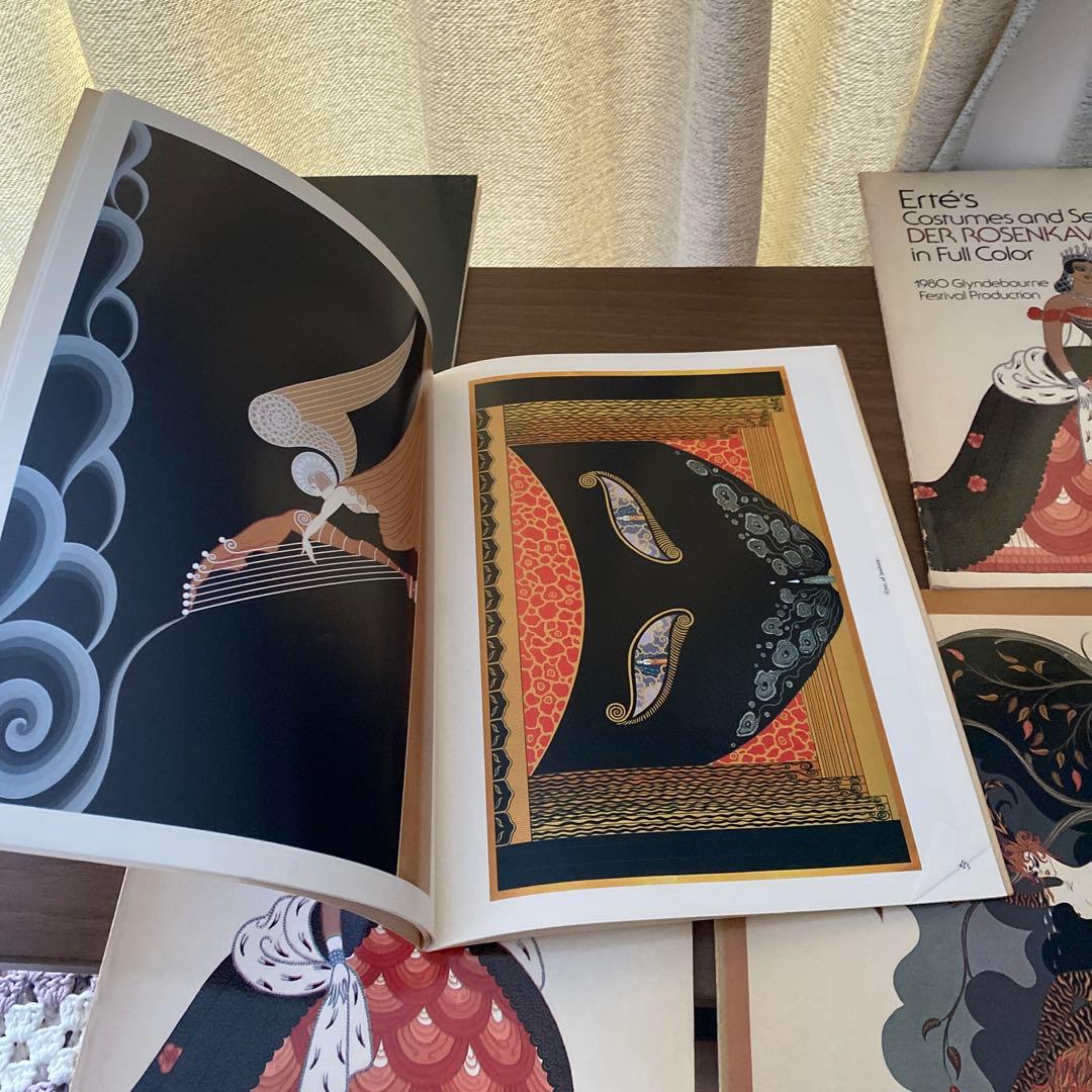 【洋書】Erté (エルテ)の舞台衣装デザイン集　まとめ売り