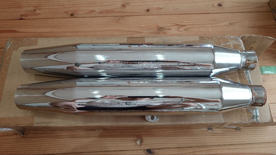 ステンレススチール クローム マフラー 65171-98A