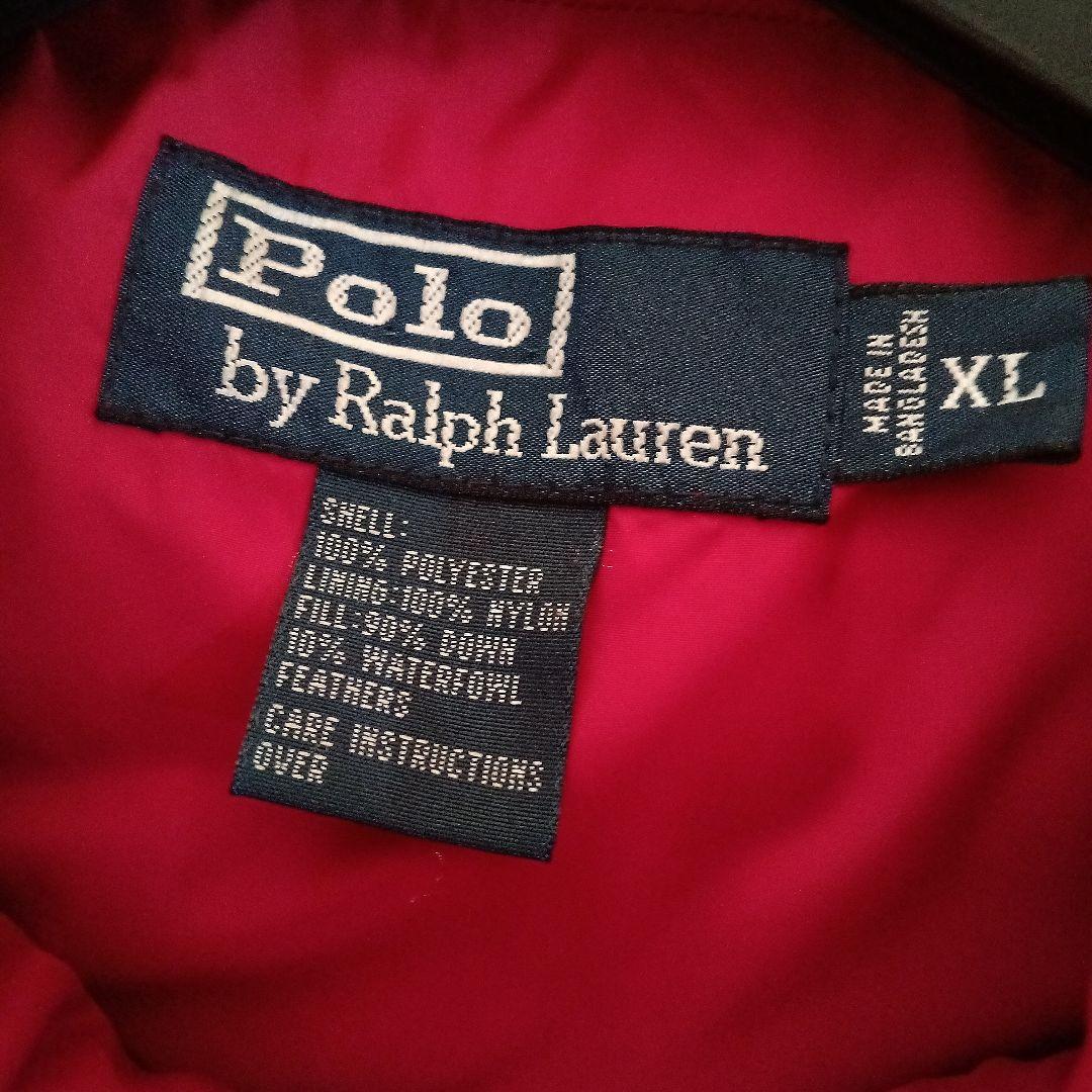 Polo by Ralph Lauren XL ダウンベスト 赤