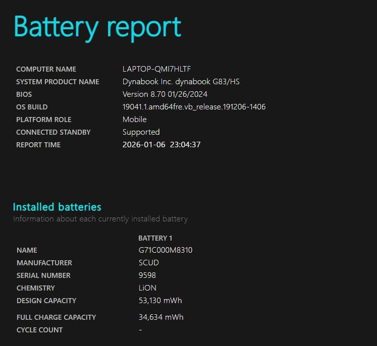 dynabook G83/HS 第11世代i5/8G/256G 2021年