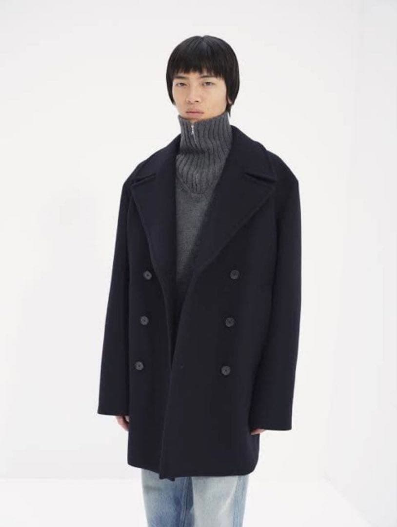 ジャケット・アウター AURALEE SPONGE WOOL MELTON P-COAT 3