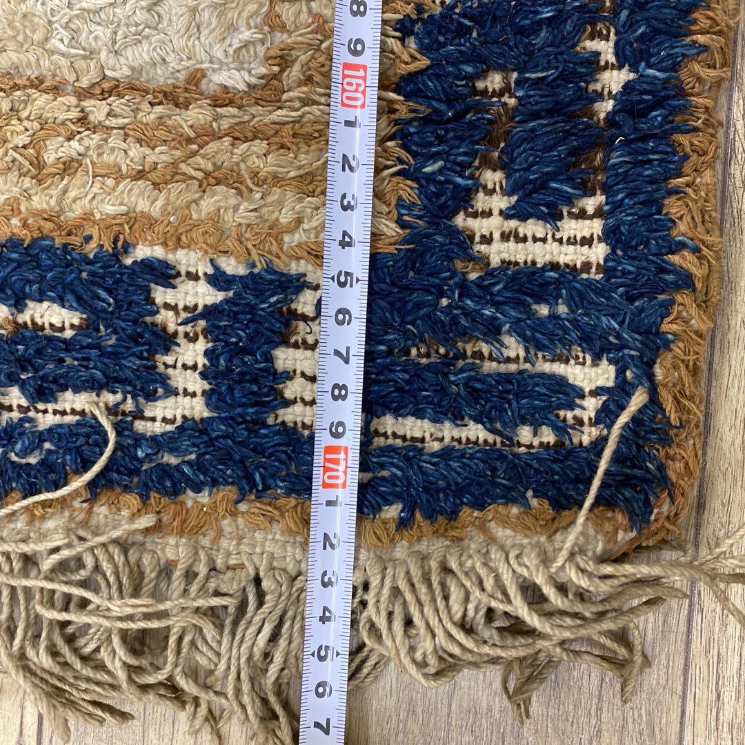 鍋島段通A 約173×93㎝　東さ7-1219③