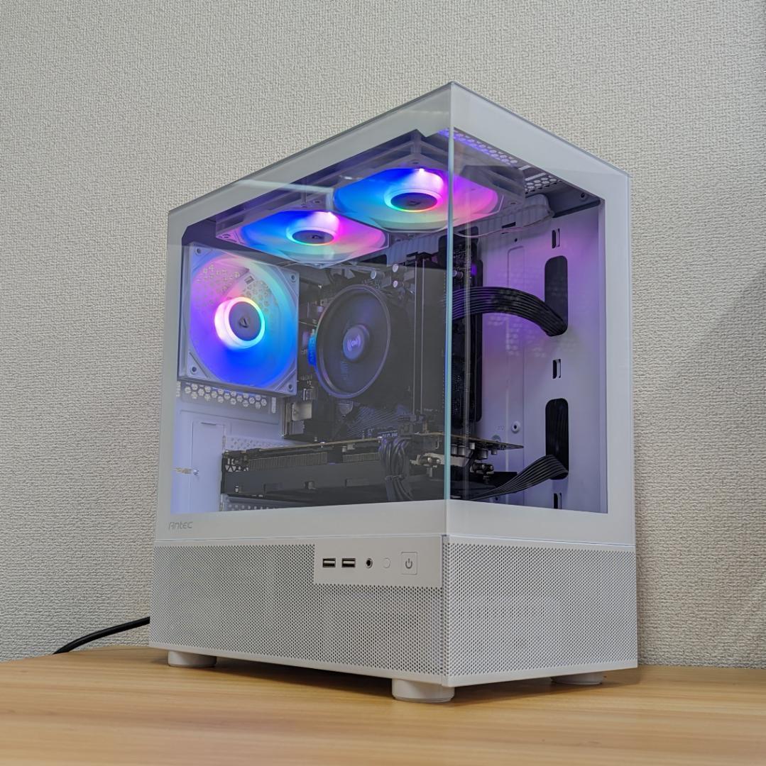 【即納激安】RTX5050搭載ゲーミングPCフルセット✨新品ケース✨白
