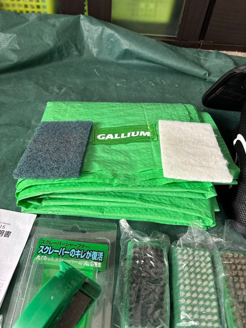 ガリウム　トライアルワクシングセット　ホットワックス　アイロン➕シャープナー