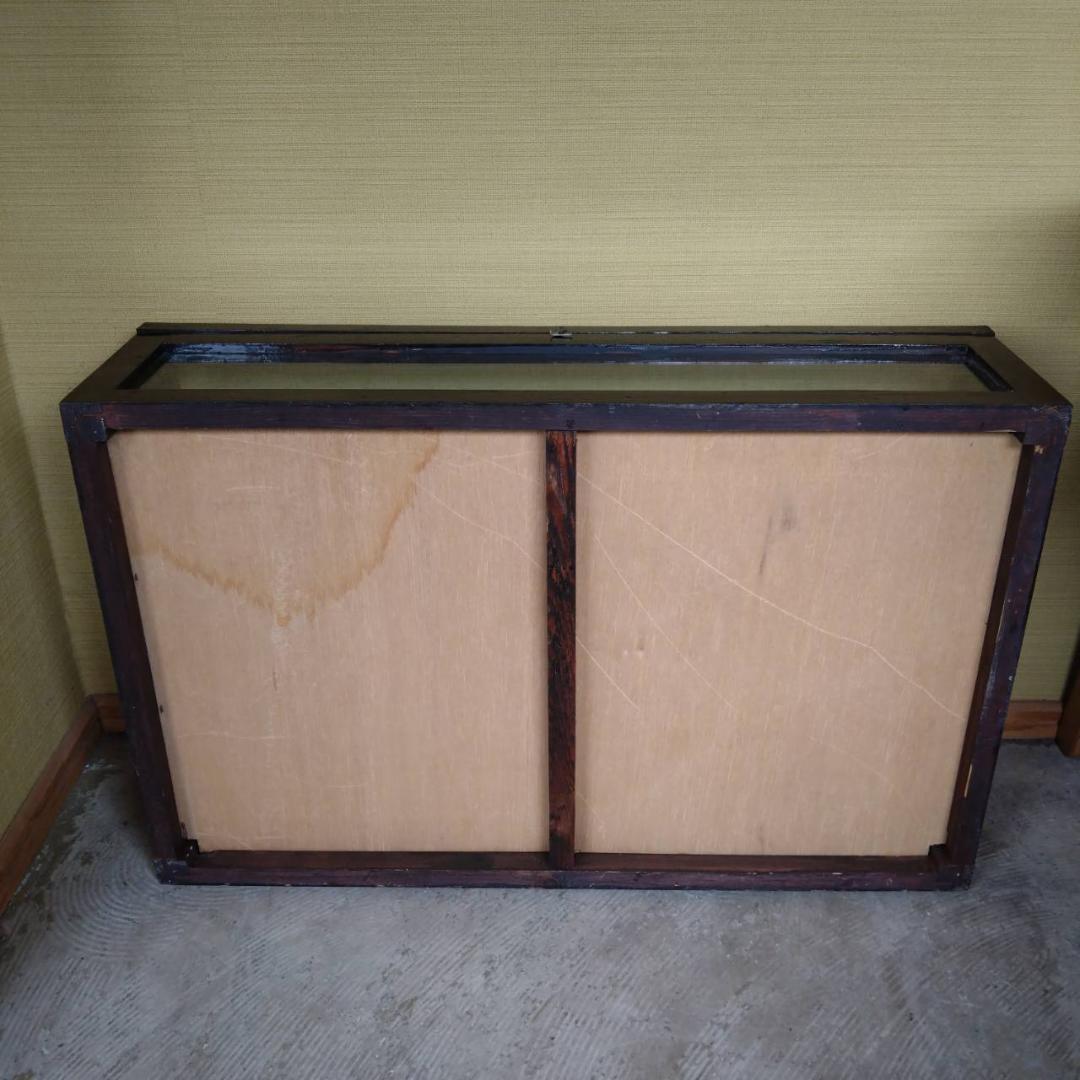 木枠　ガラスケース　アクセサリーケース　大