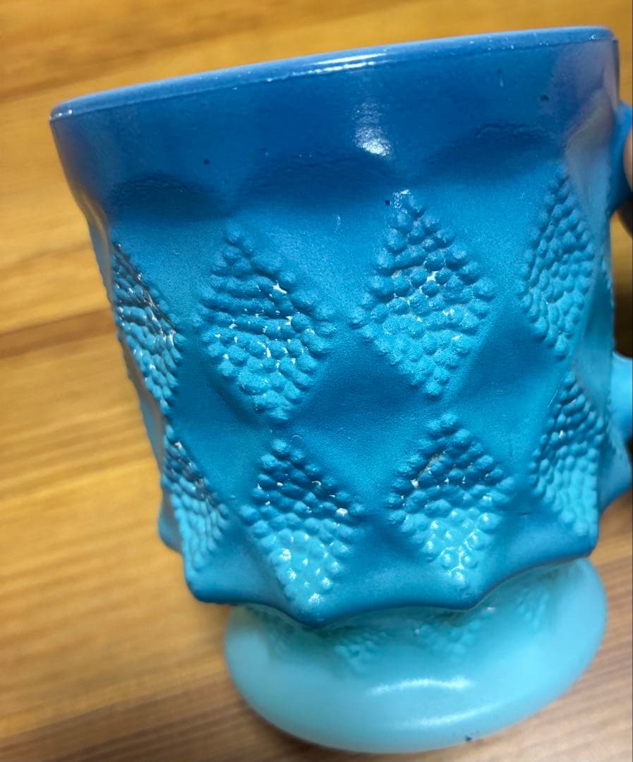 Fire King マグカップ ブルー 3個