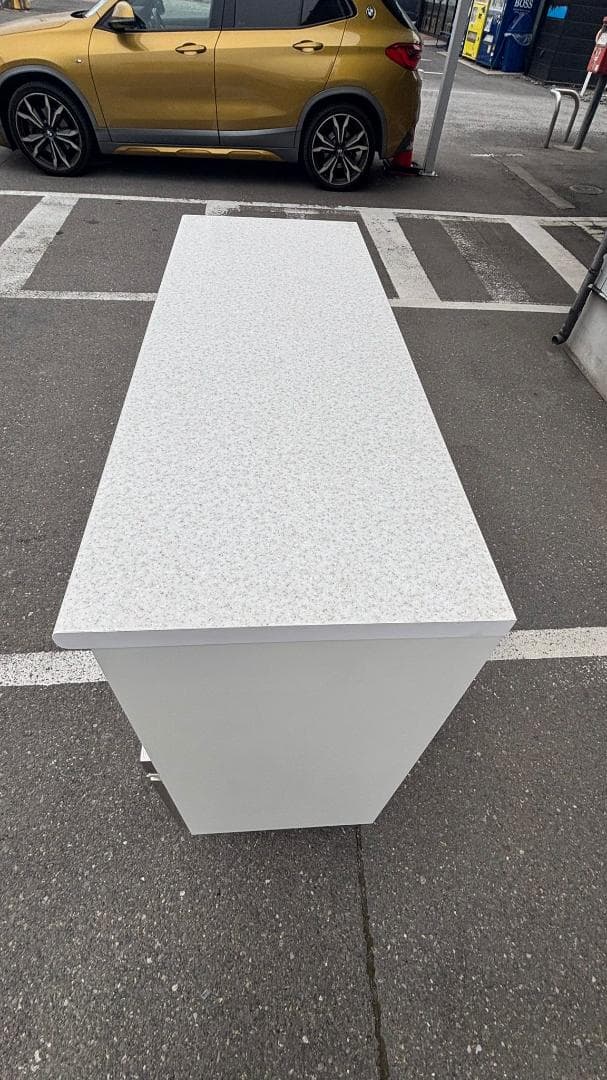 NITORI ニトリ キッチンカウンター アルミナ2 120CT SI