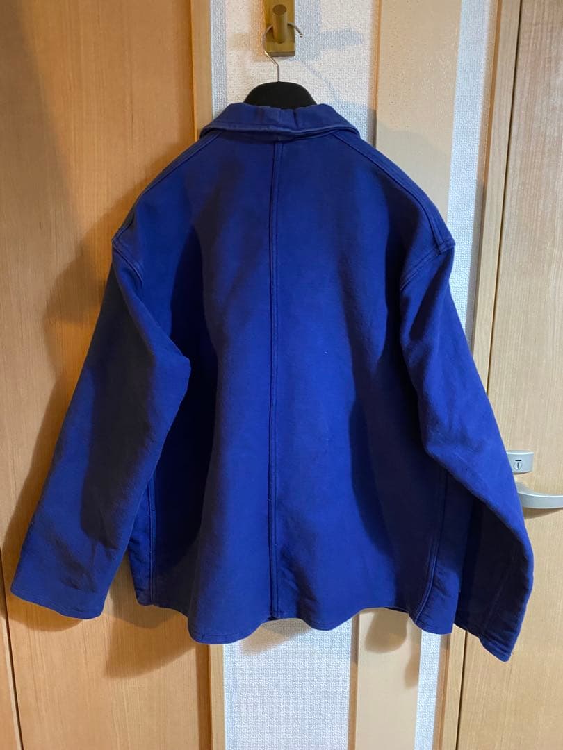 【希少】 50s モールスキン ジャケット ダブル ブレスト　フレンチ