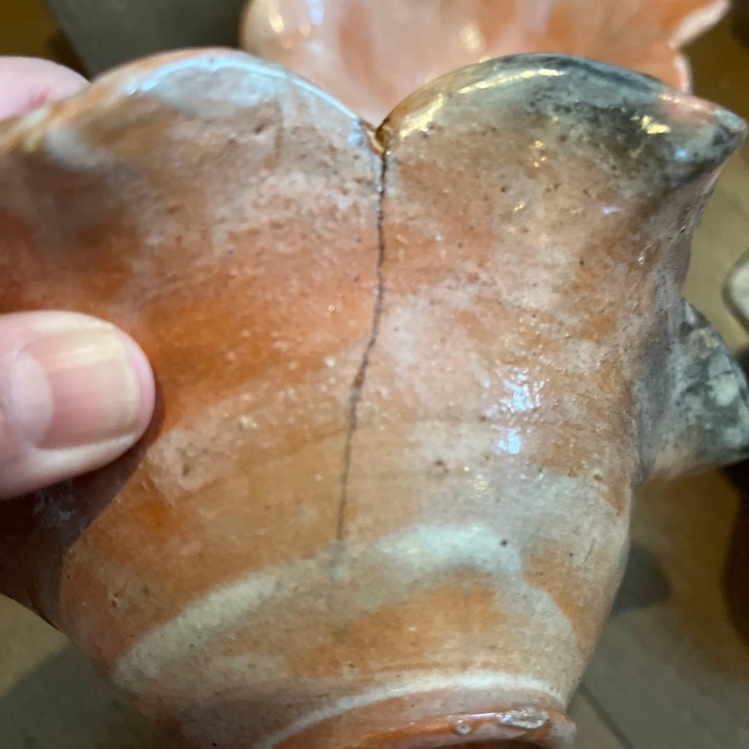 茶道具 永楽 百合の向付 5人前