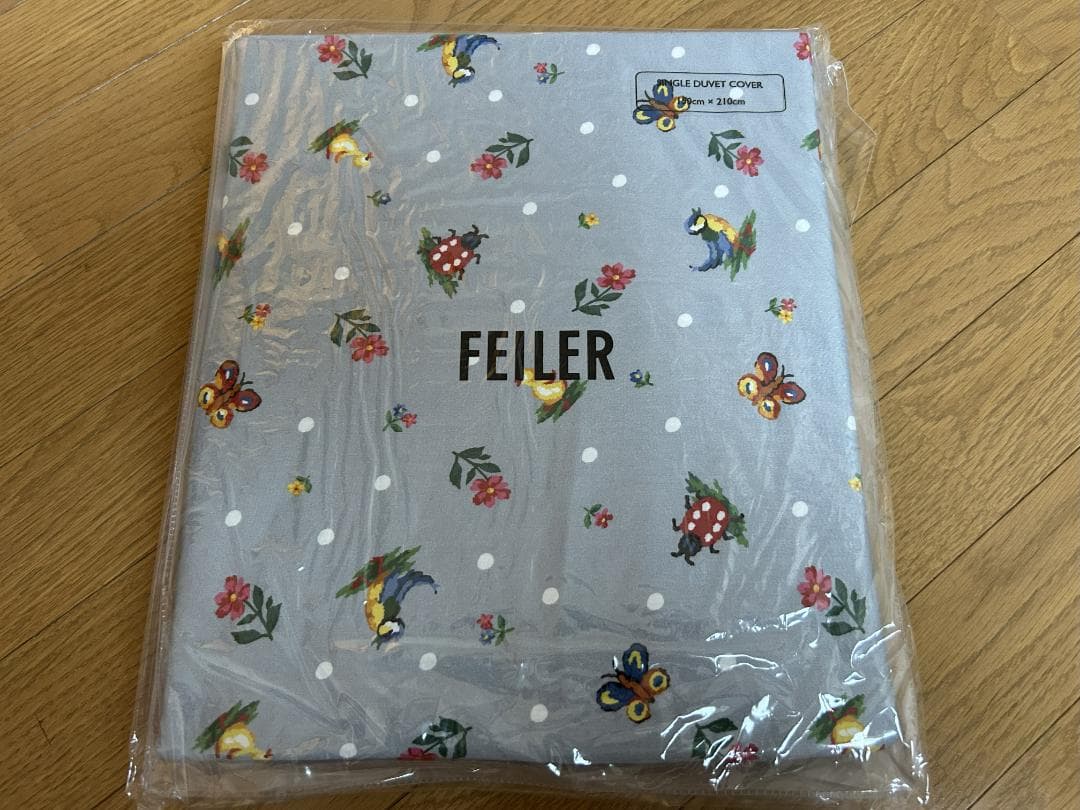 【未使用品】フェイラー ハイジドット デュベカバー（シングル）布団カバー
