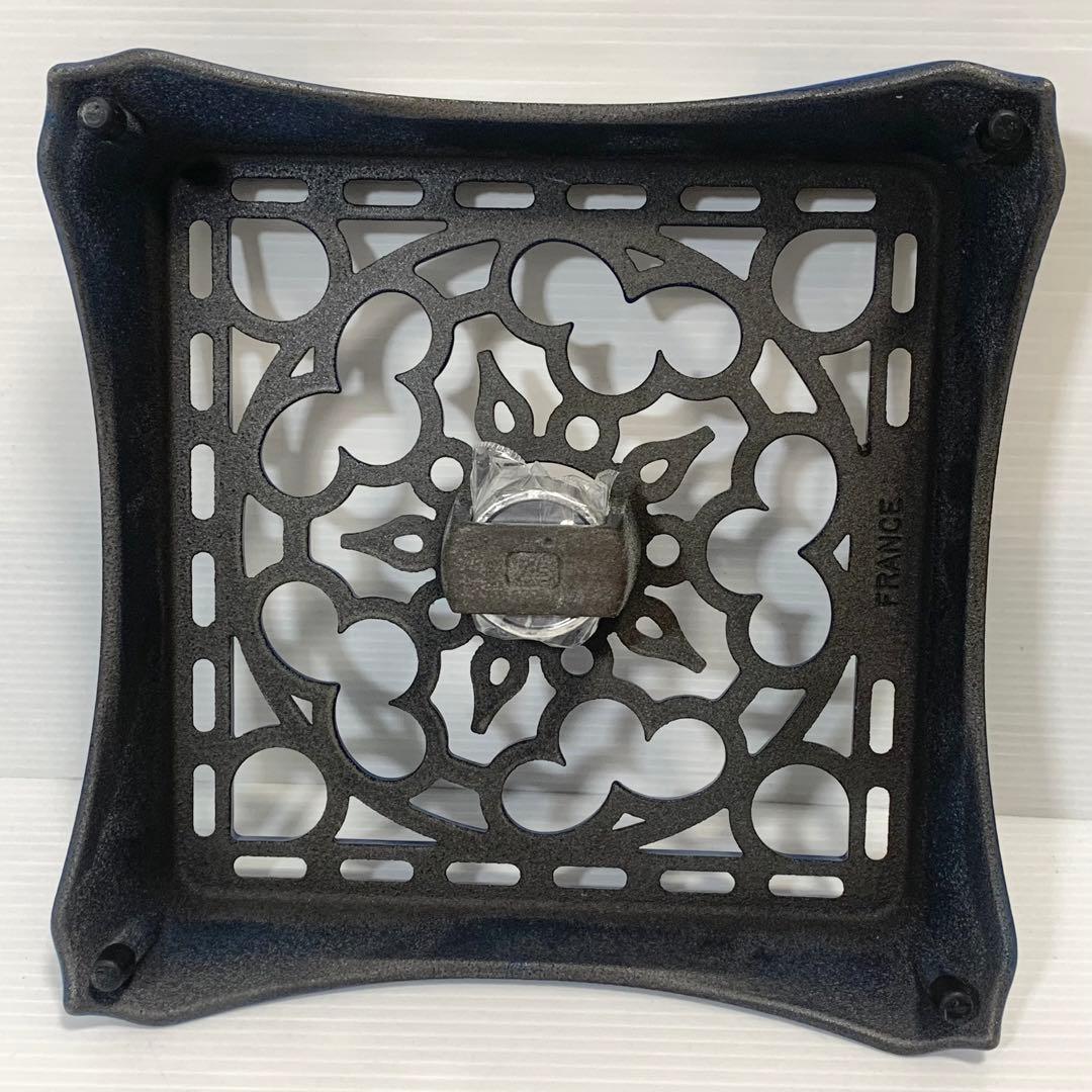 ル・クルーゼ鍋敷き トリベット キャンドルワォーマー　キャンドル付き