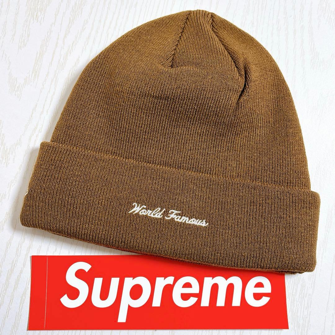 Supreme NEW ERA ビーニー　BOXロゴ　バンダナ　ブラウン　茶色