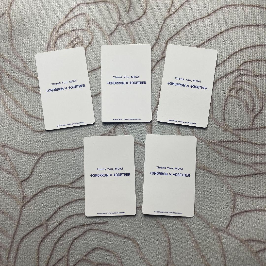 TXT soobin 新規入会 友達紹介 ベルーナ FC 特典トレカ 5枚セット