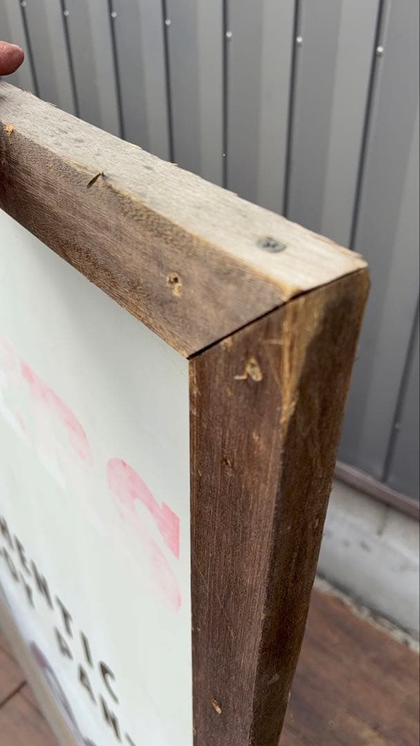 Lee 特大 大型広告看板 アメリカ 木製看板 ヴィンテージ 広告 パネル 木枠