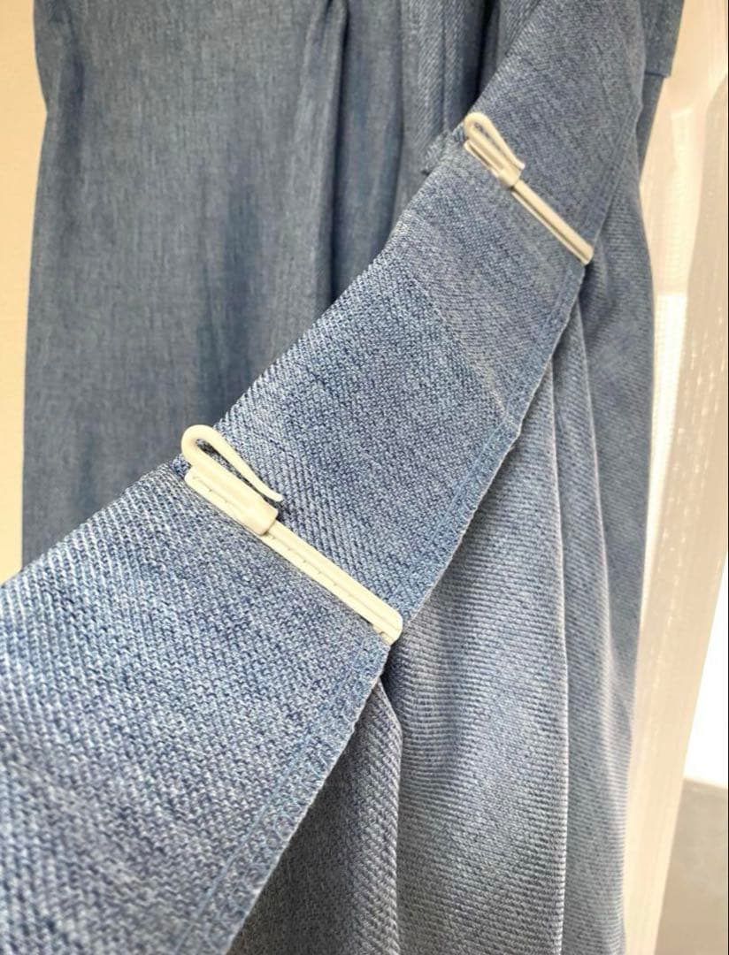 カーテン ニトリ4枚 100×200 + ニトリレースカーテン３枚 . 7セット