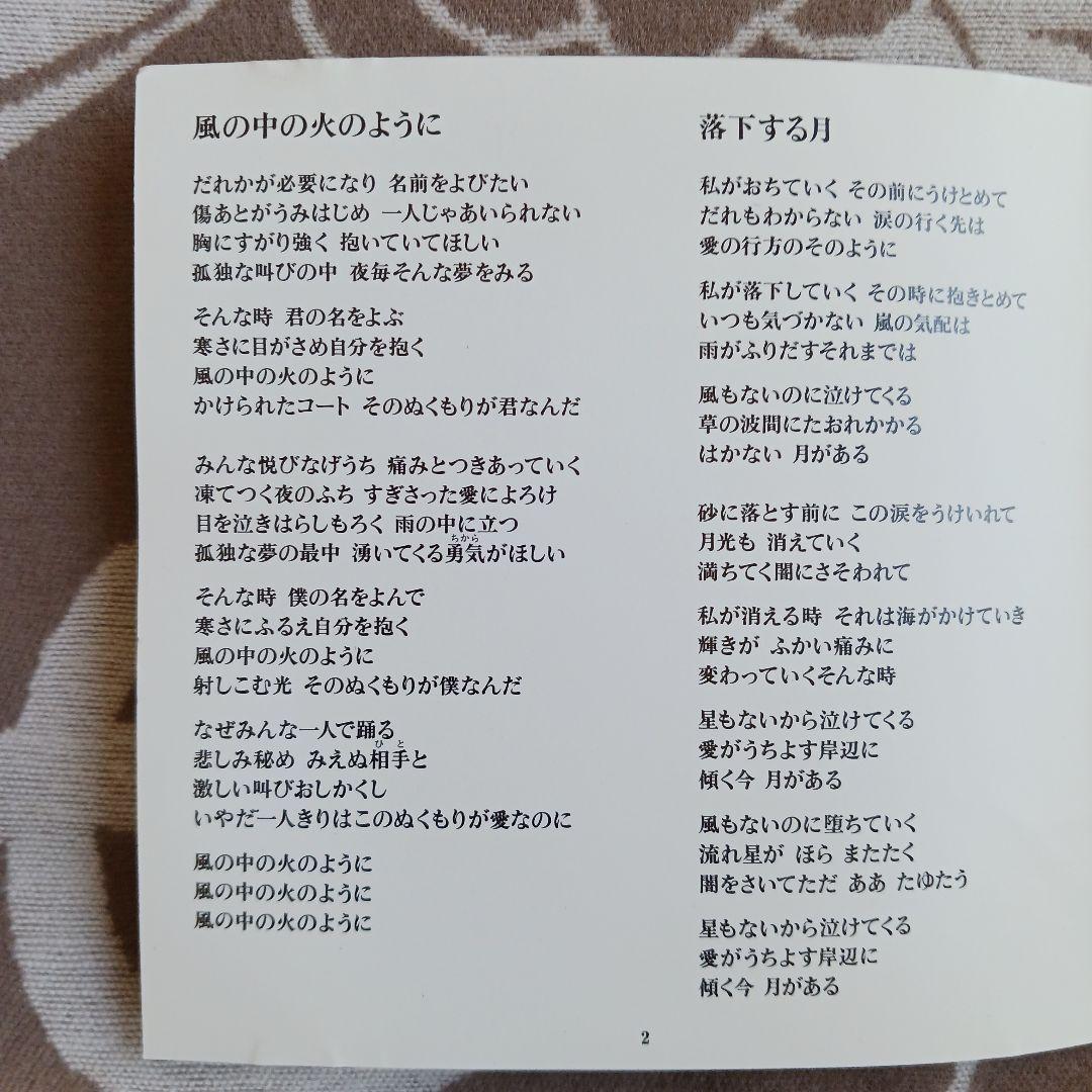 直筆サイン入りKAI FIVE 嵐の明日プレミアムCD