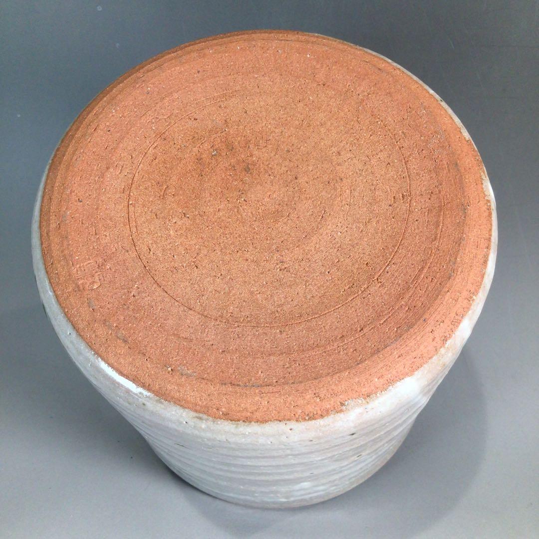 Ｐ１４５　水指　『高島邦山造』『絵唐津』『一重口水指』　共箱　茶道具