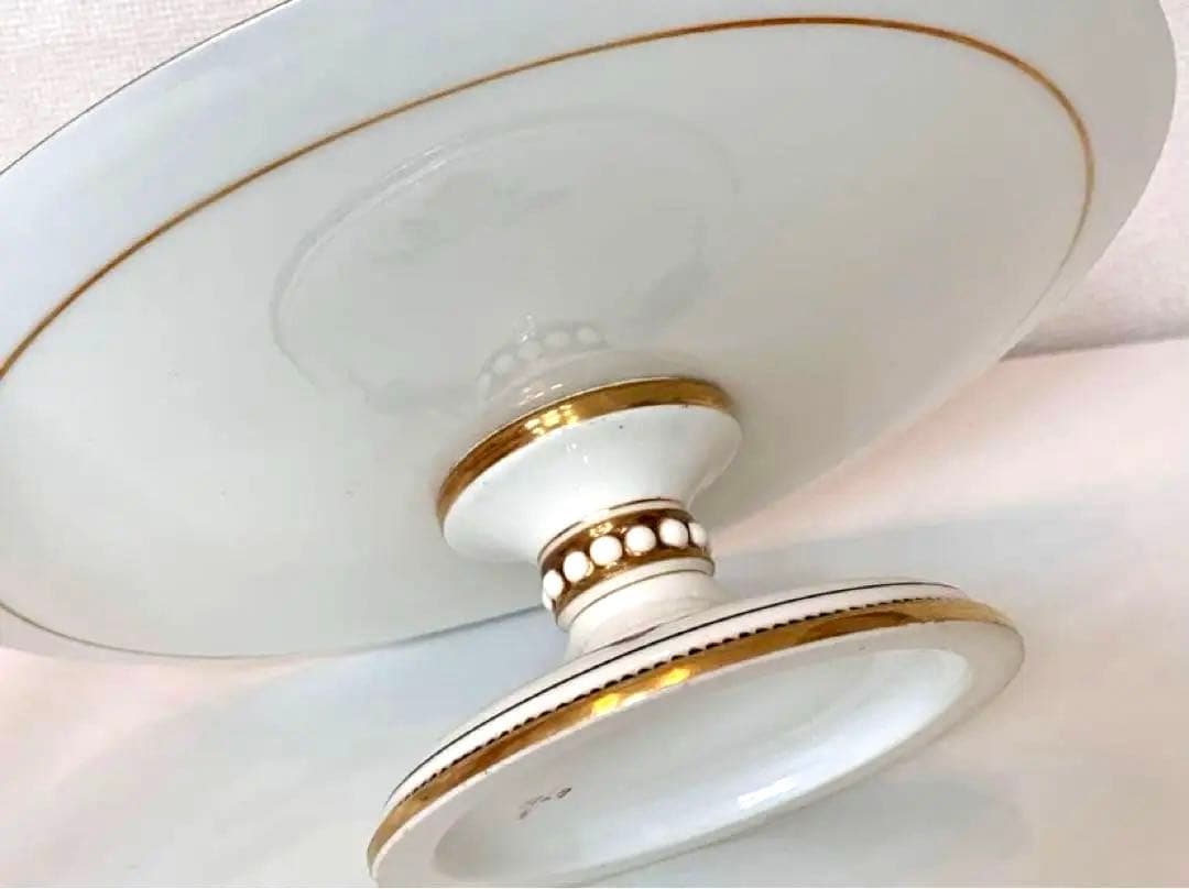 極上品◾️イギリスアンティーク ヴィクトリア時代 脚付きコンポート ケーキスタンド