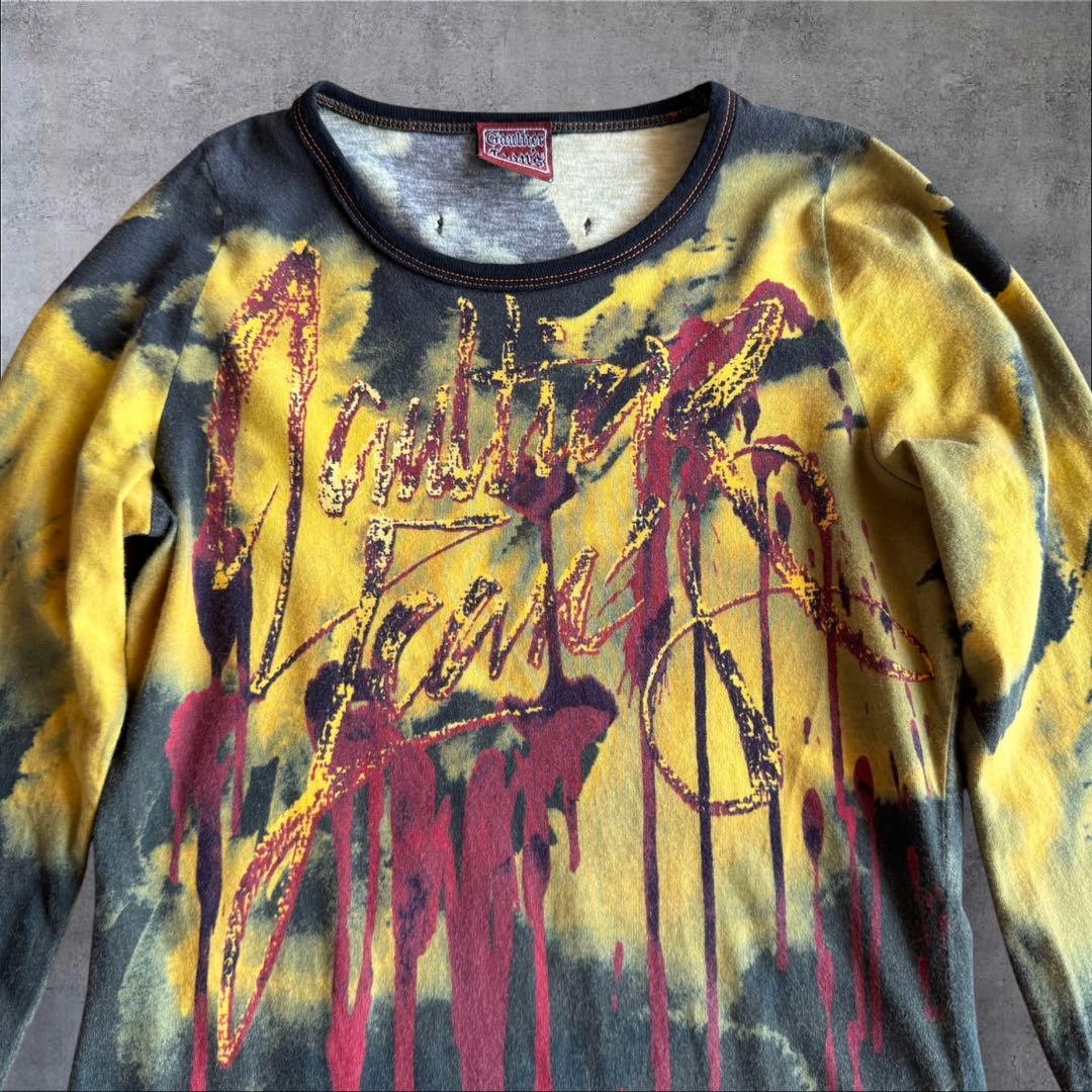 Jean Paul Gaultier jeansゴルチエ ブロッドロゴT M