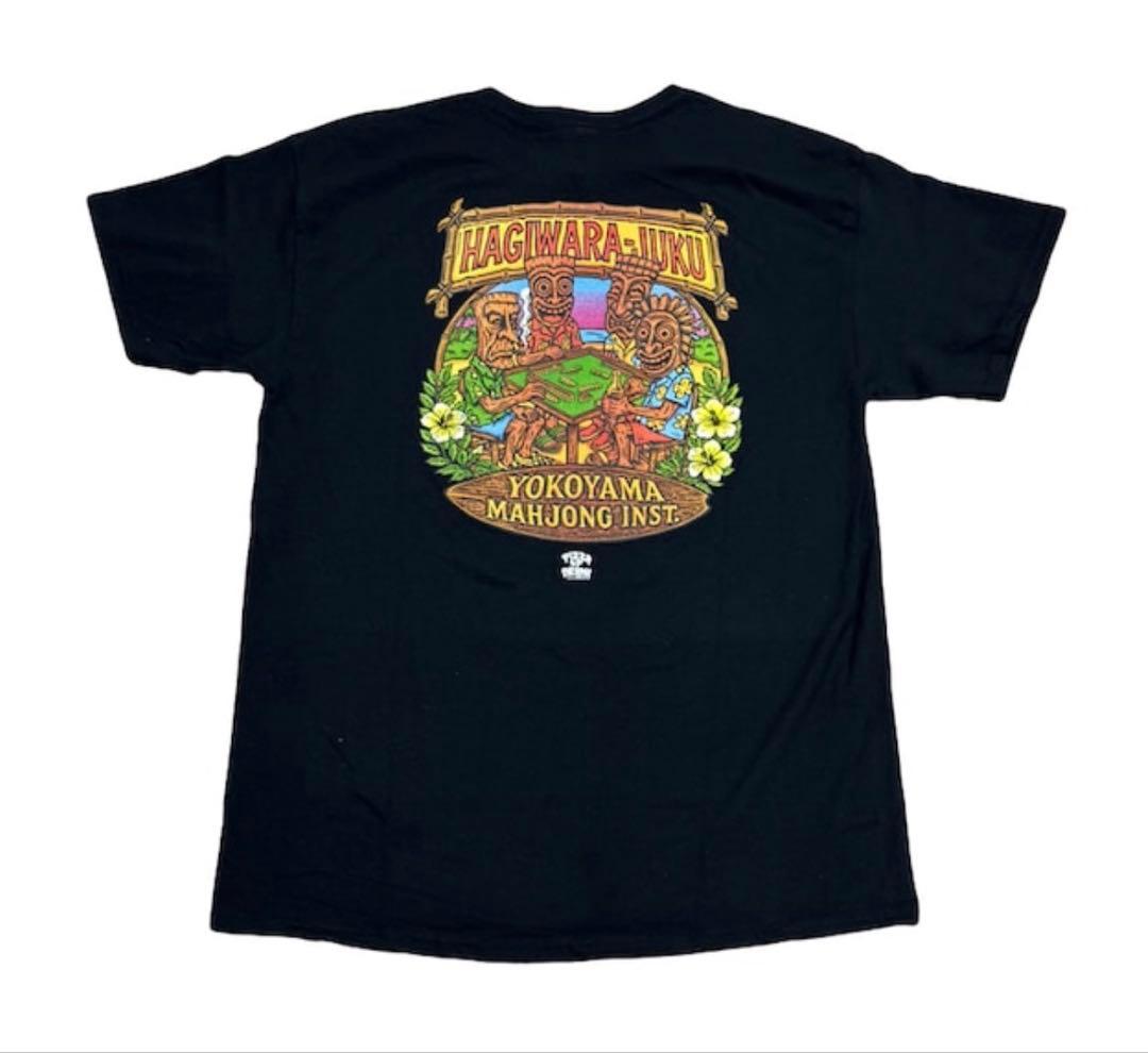 kenyokoyama 麻雀　Tシャツ 黒　L