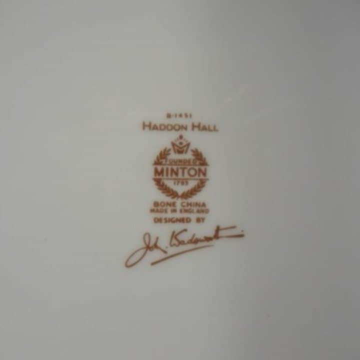 【MINTON：ミントン】◆ハドンホール♪プレート♪５点◆