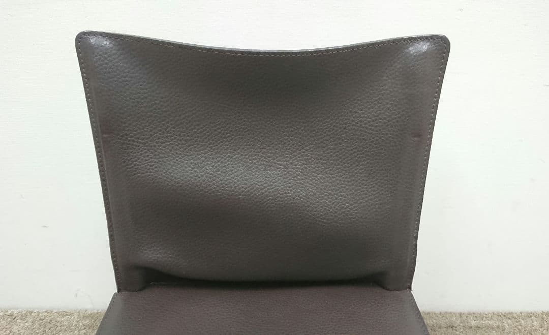 正規品 カッシーナ エンボス型押 本革 412 CAB キャブ チェア-2