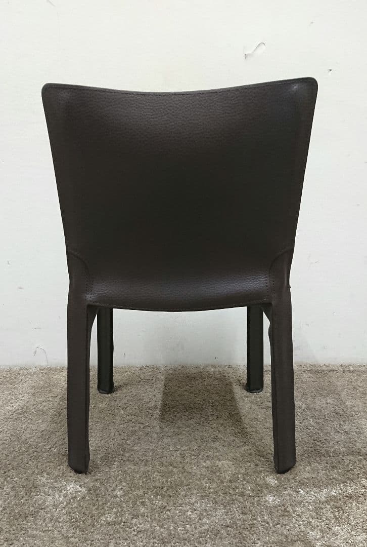 正規品 カッシーナ エンボス型押 本革 412 CAB キャブ チェア-2