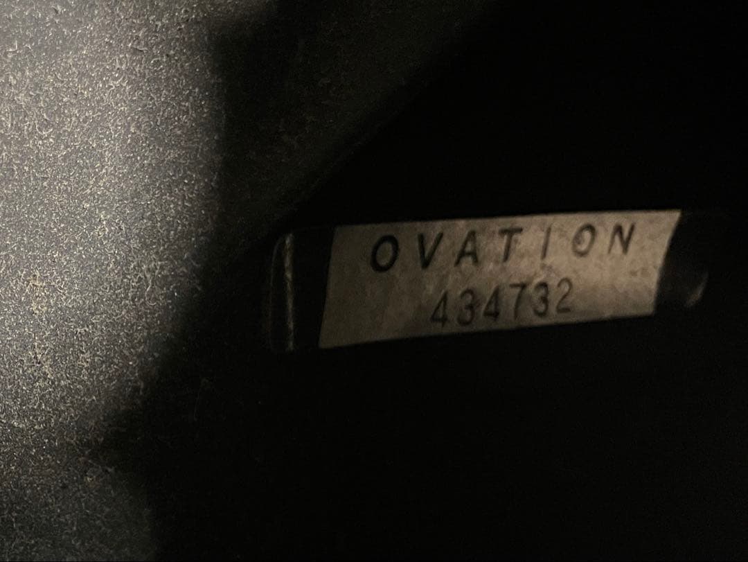 Ovation 1868 Kaman製／純正ハードケース