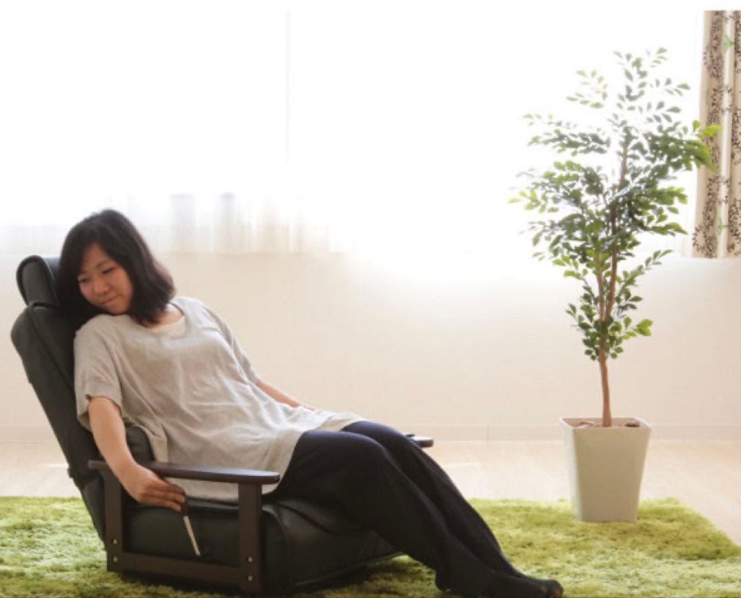 ヤマソロ フリージア 回転座椅子 大 ブラック 1台