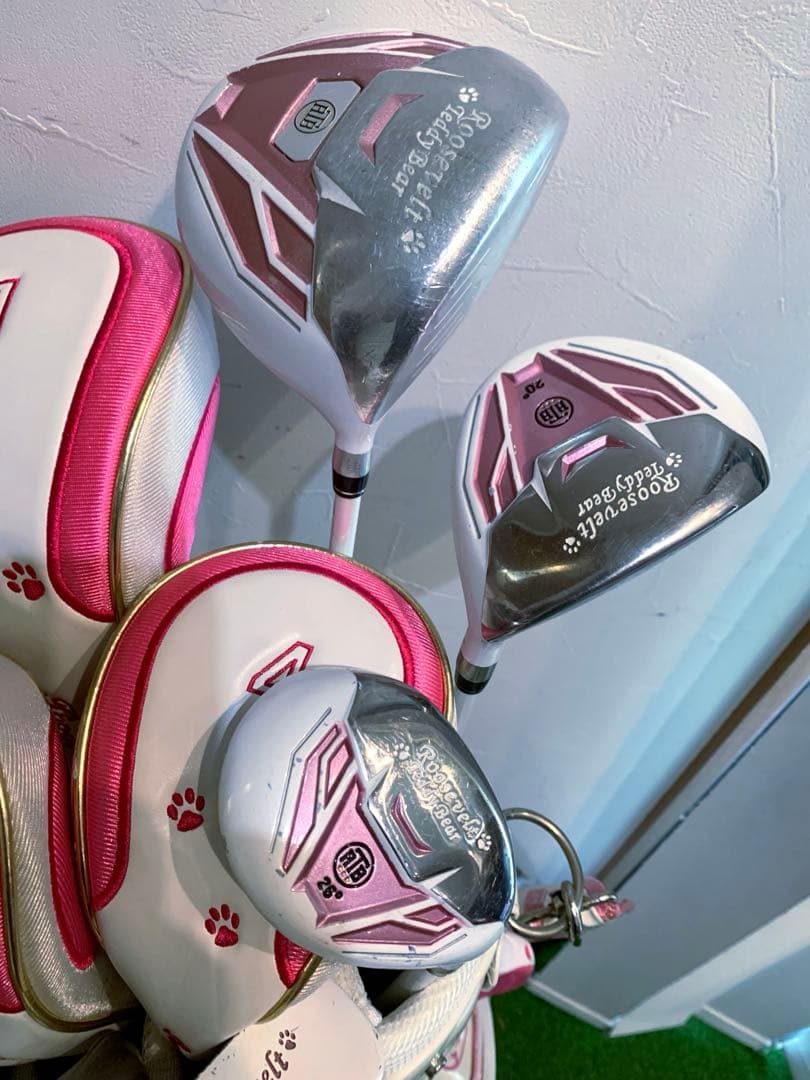 良品　完売モデル　レディースゴルフクラブ フルセット　ルーズベルトテディベア