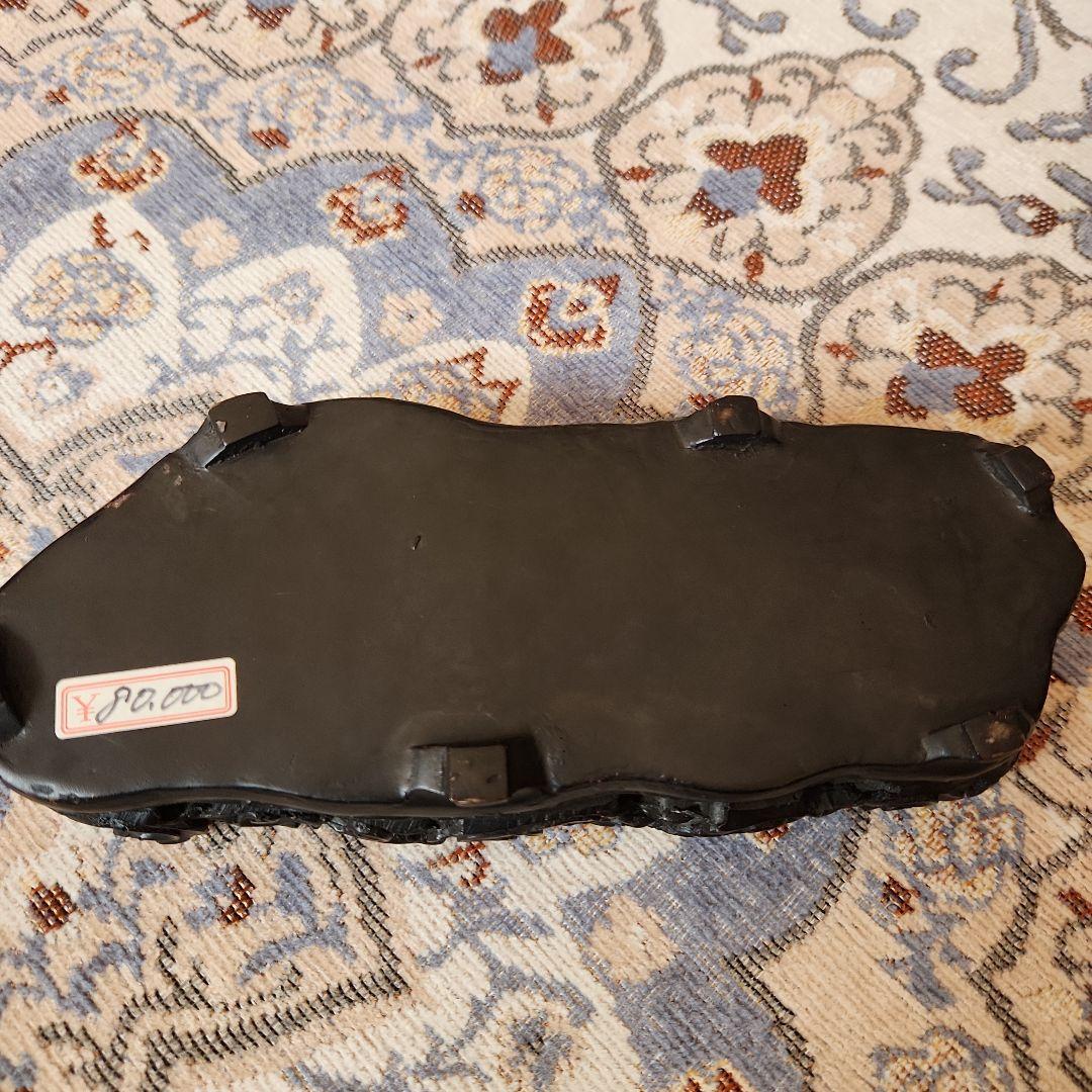 中国8匹の子持ち獅子置物