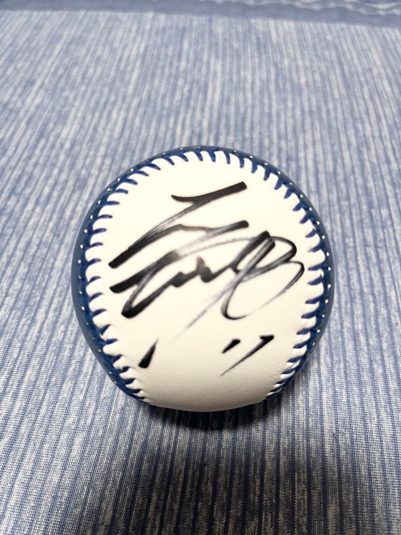 大谷翔平　サインボール　球団ロゴ　日本ハムファイターズ